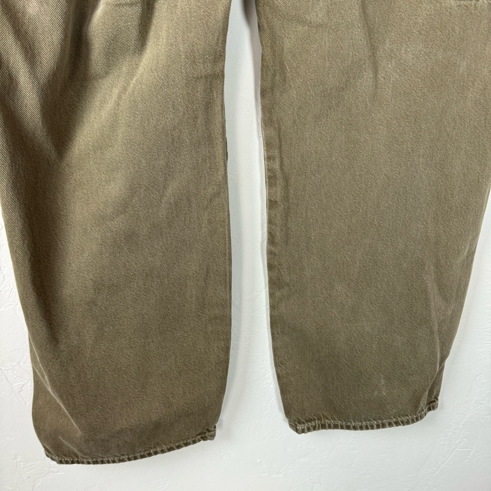 Levis Premium Jeans Denim Pants Dad Utility Cargo Carpenter Khaki Brown Cotton - Picture 7 of 11